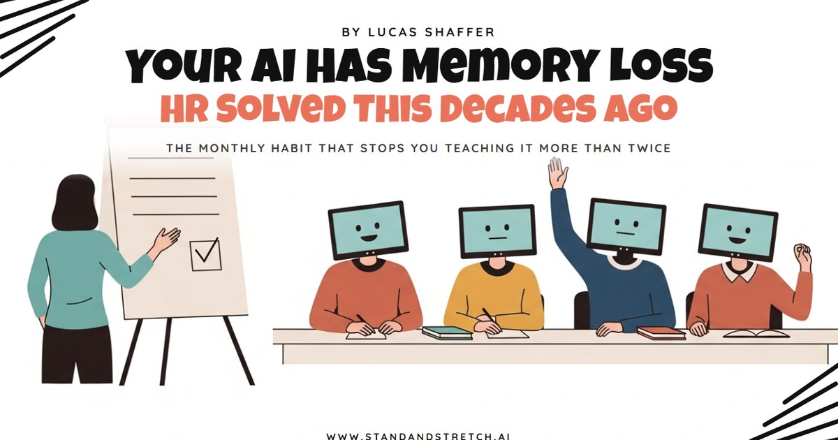 Your AI needs a monthly memory review, just like your team needs an SOP revisit.