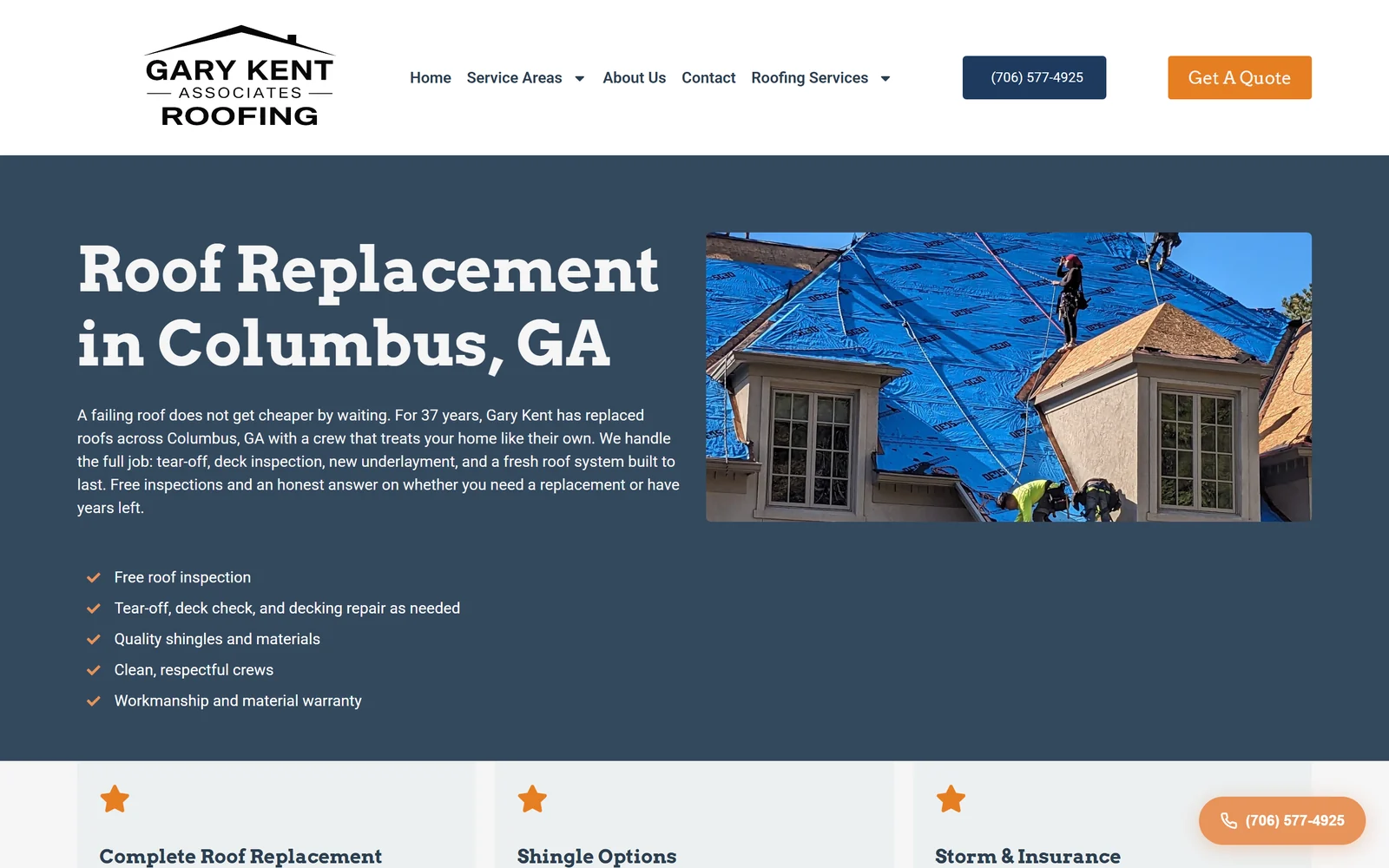Roofing by Gary Kent Service Pages