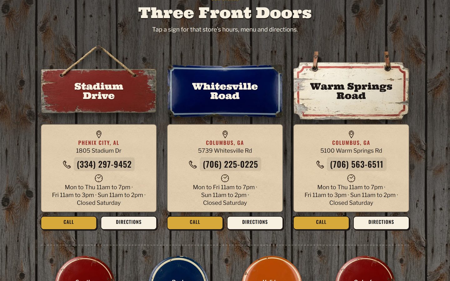 Miles To Go Three Front Doors